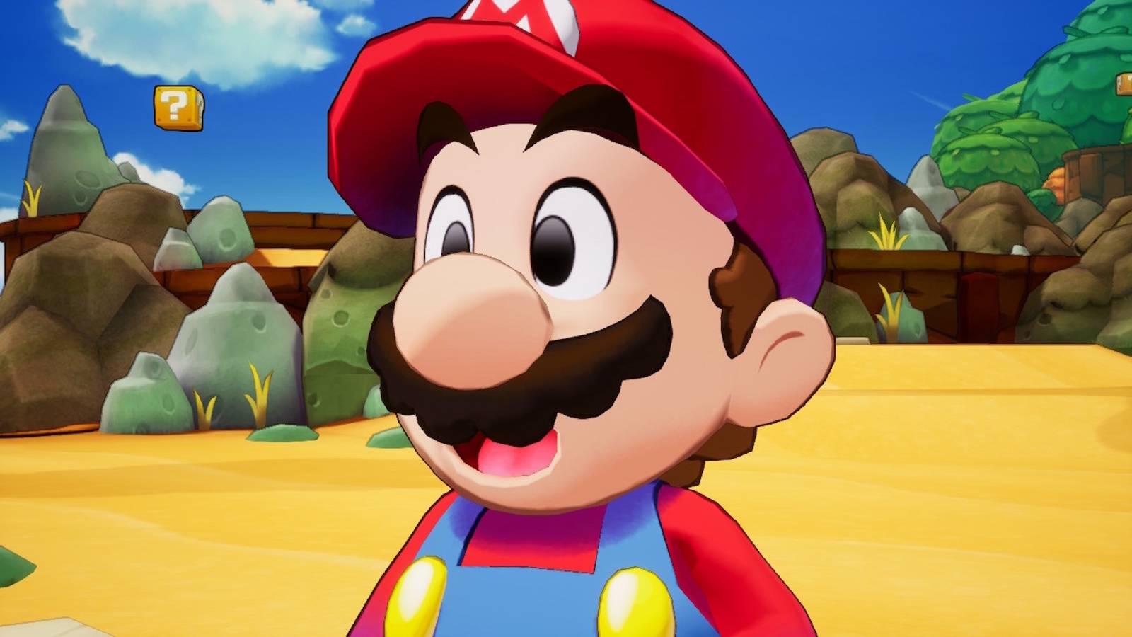 Mario surprised in Mario & Luigi Brothership