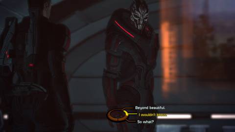 mass effect 2007 dialogue options