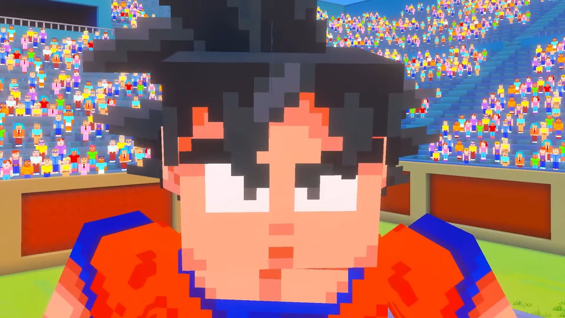 minecraft x dragon ball z - trailer screenshot