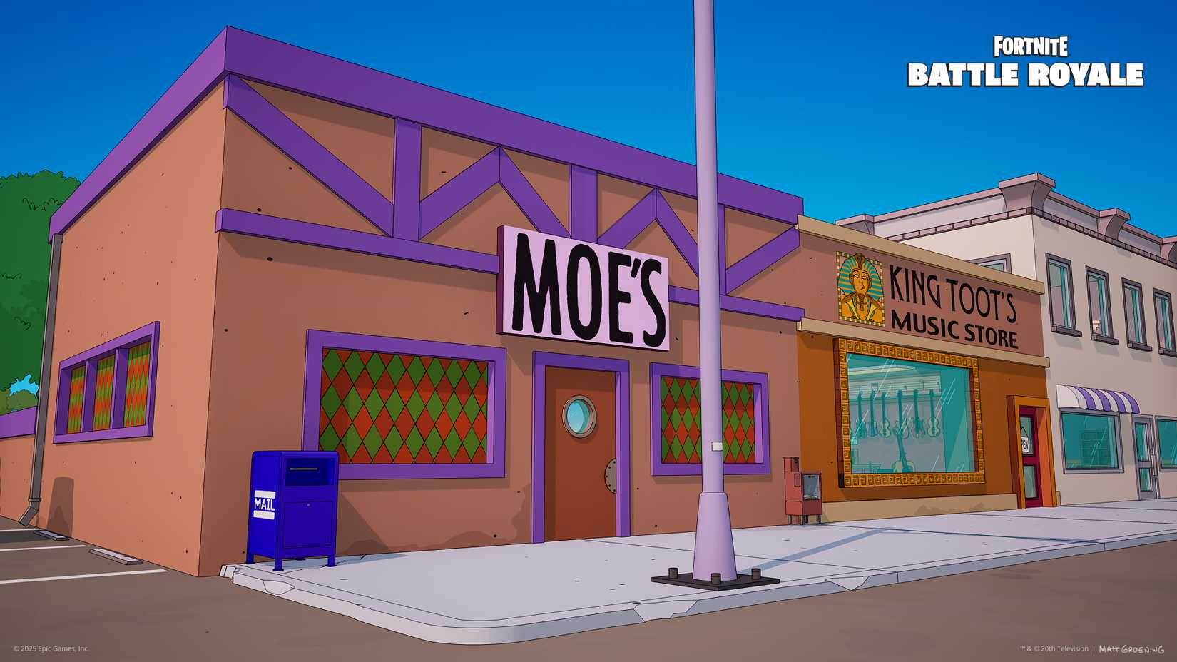 Taverna do Moe em Fortnite com Os Simpsons