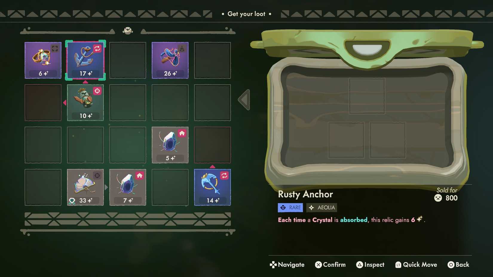 Will's backpack in Moonlighter 2