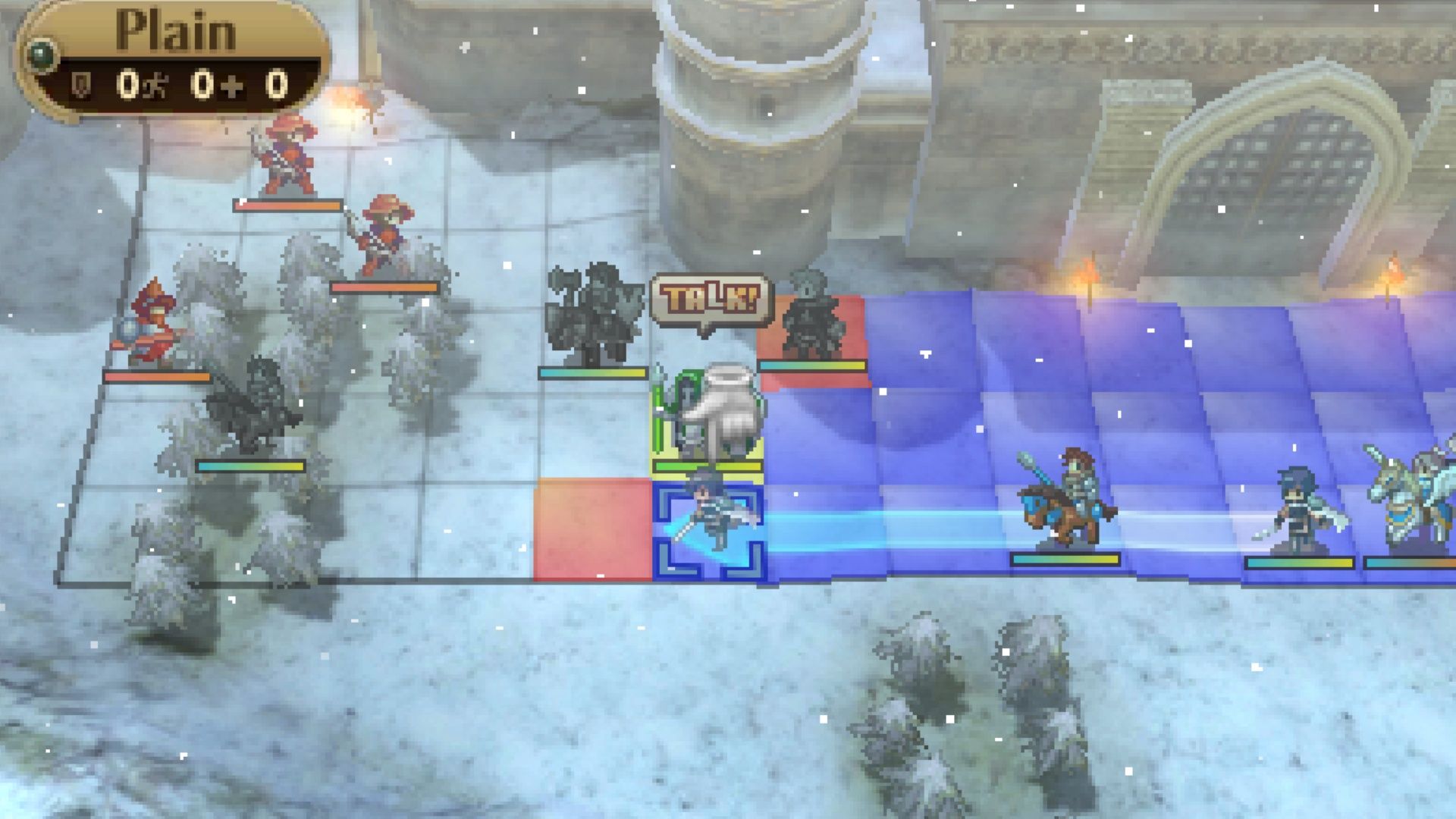 Moving on a grid in Fire Emblem Awakening