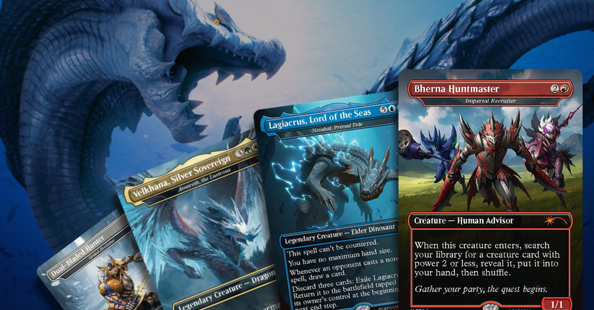 All 20 Gorgeous Monster Hunter x Secret Lair Cards Fully Revealed