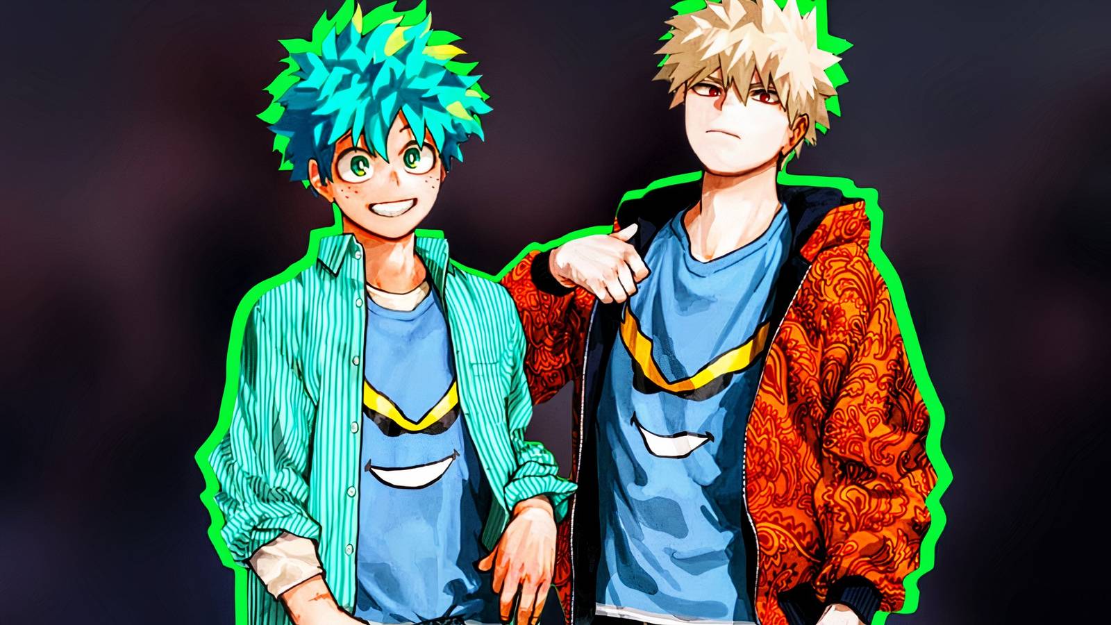 My Hero Academia Izuku Midoriya and Bakugo Couple