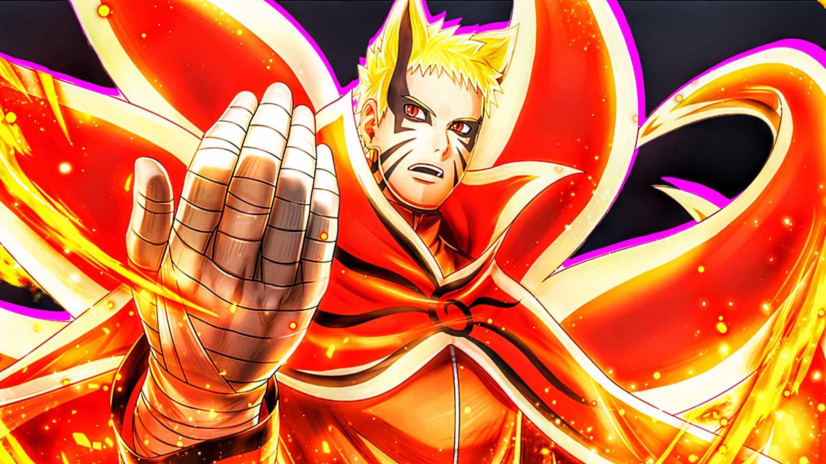 Naruto Uzumaki Baryon mode in Boruto