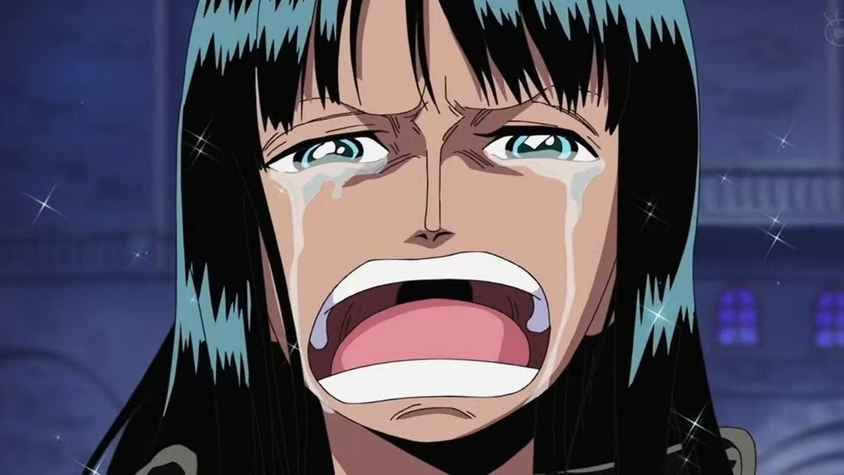 nico robin crying one piece moment
