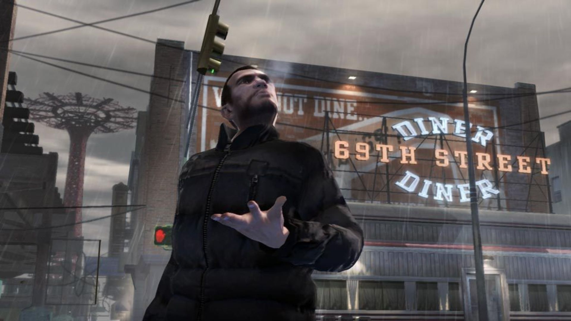 Niko walking around Liberty City - Grand Theft Auto IV