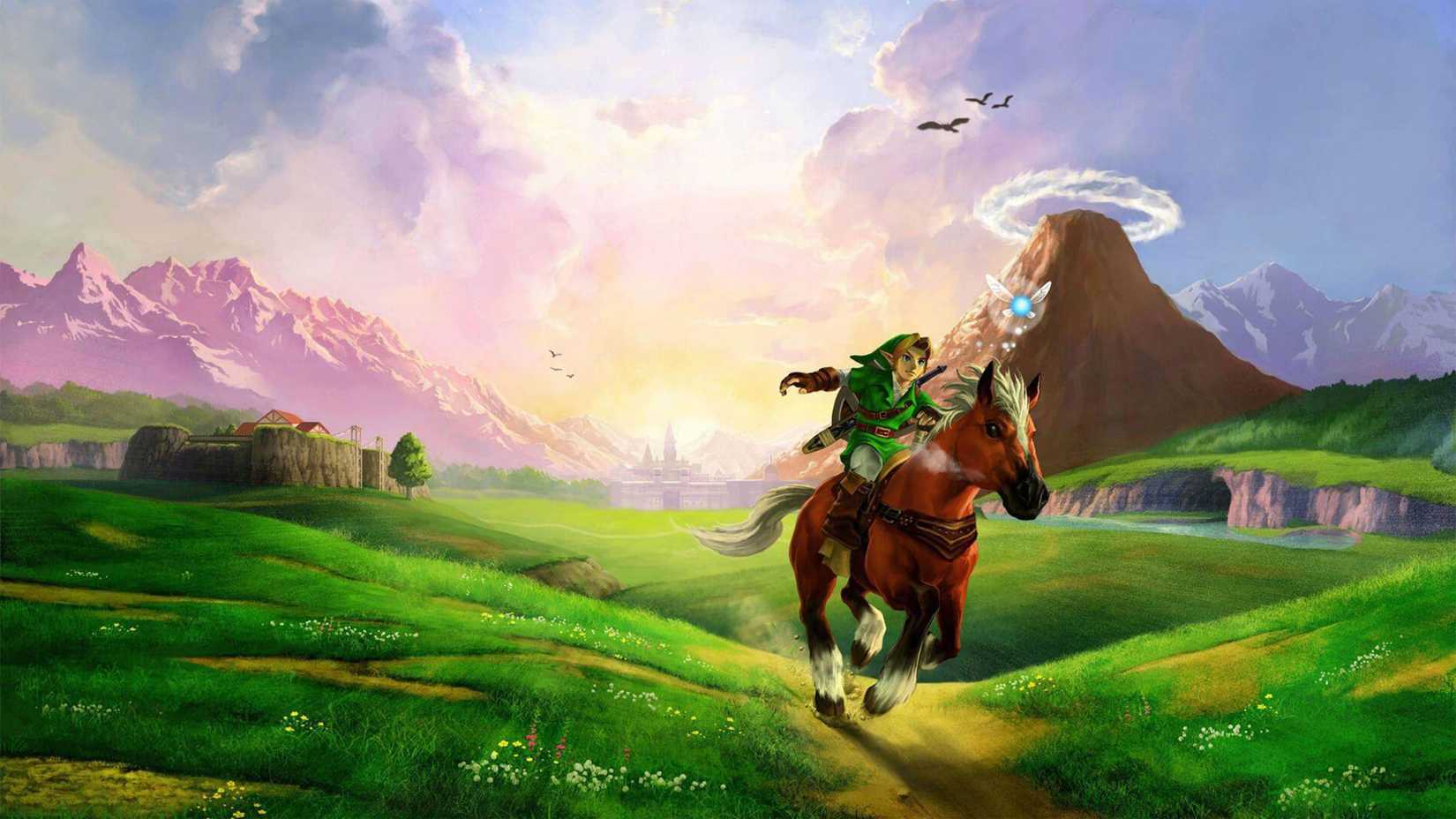 Ocarina of Time 3D key art