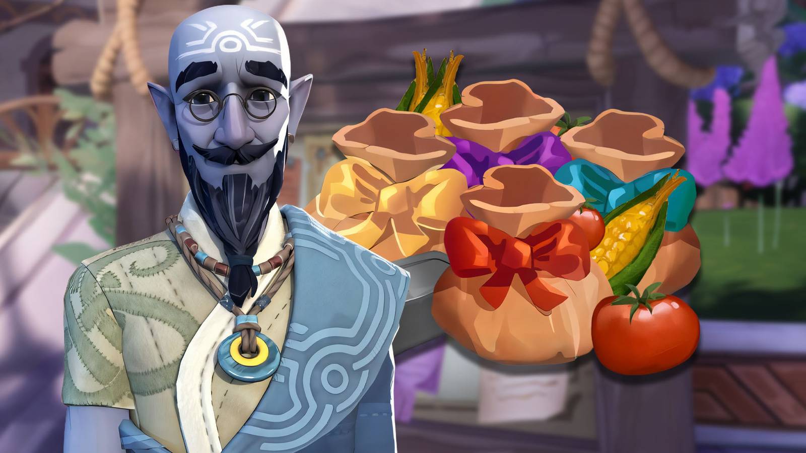 Chayne from Palia with bundle board rewards