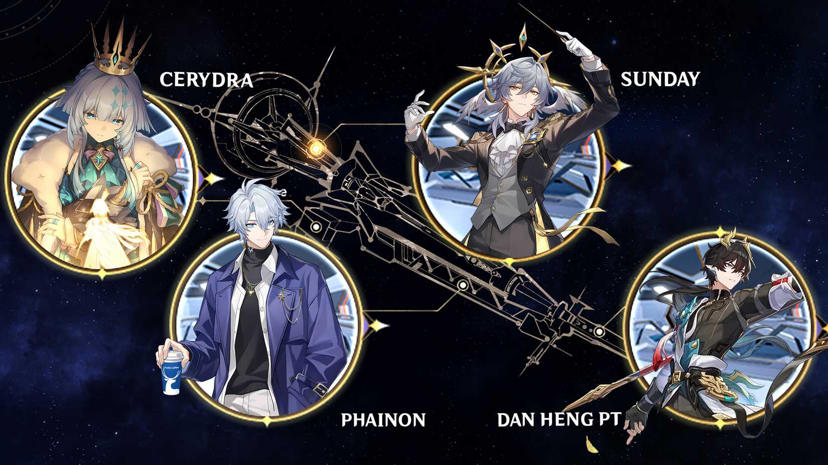 Phainon-Sunday-Dan Heng PT-and Cerydra Team Composition Guide In Honkai Star Rail