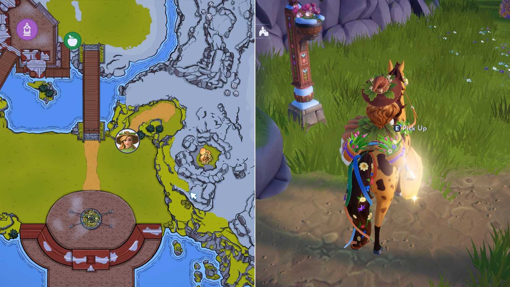 place where you first met your Wishblossom Horse in ddv