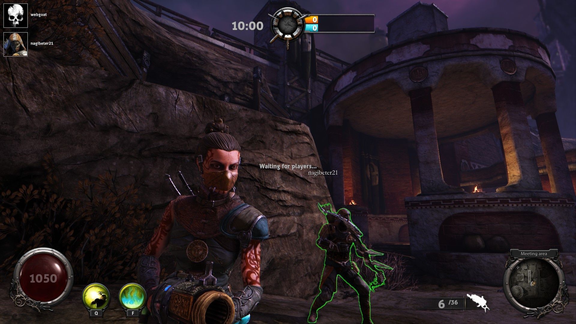 Players waiting around in Nosgoth