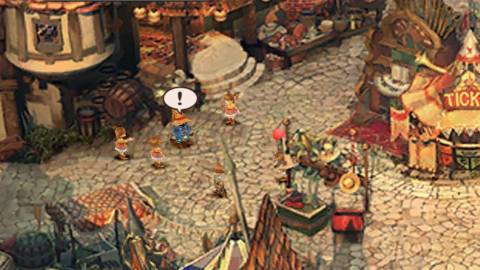 Playing a mini-game in Final Fantasy 9