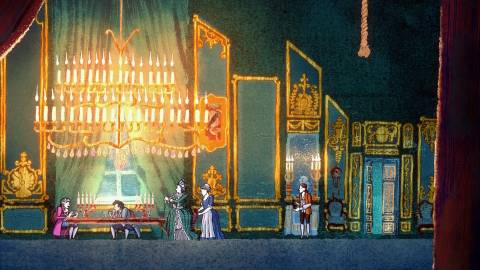 Playing in a parlor in Card Shark