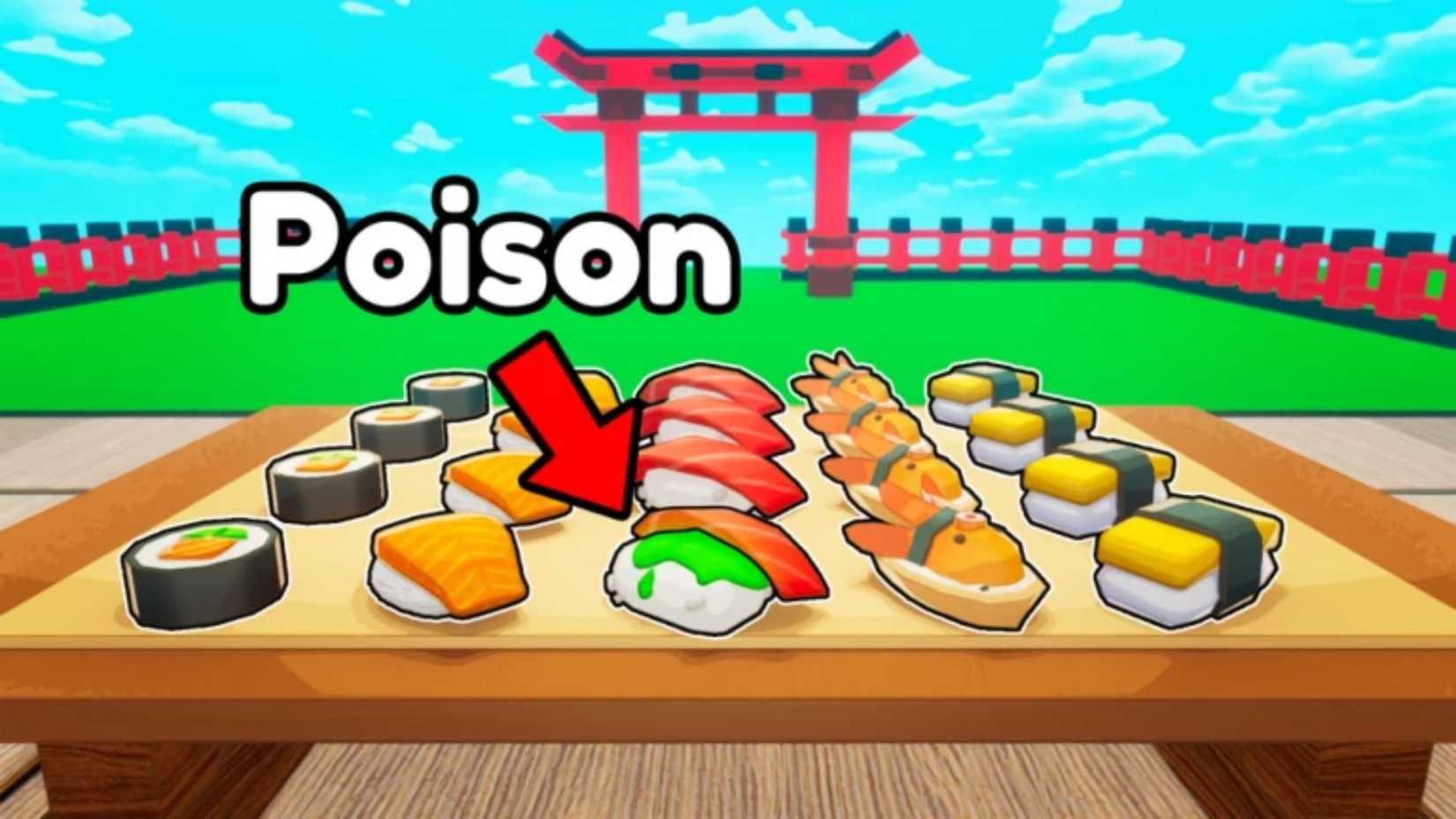 Poison Sushi Challenge - sushi