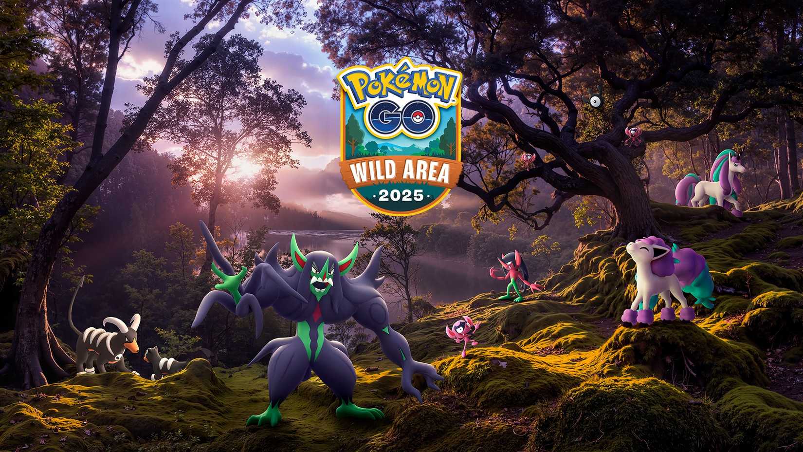 Arte oficial de Pokémon GO Wild Area 2025