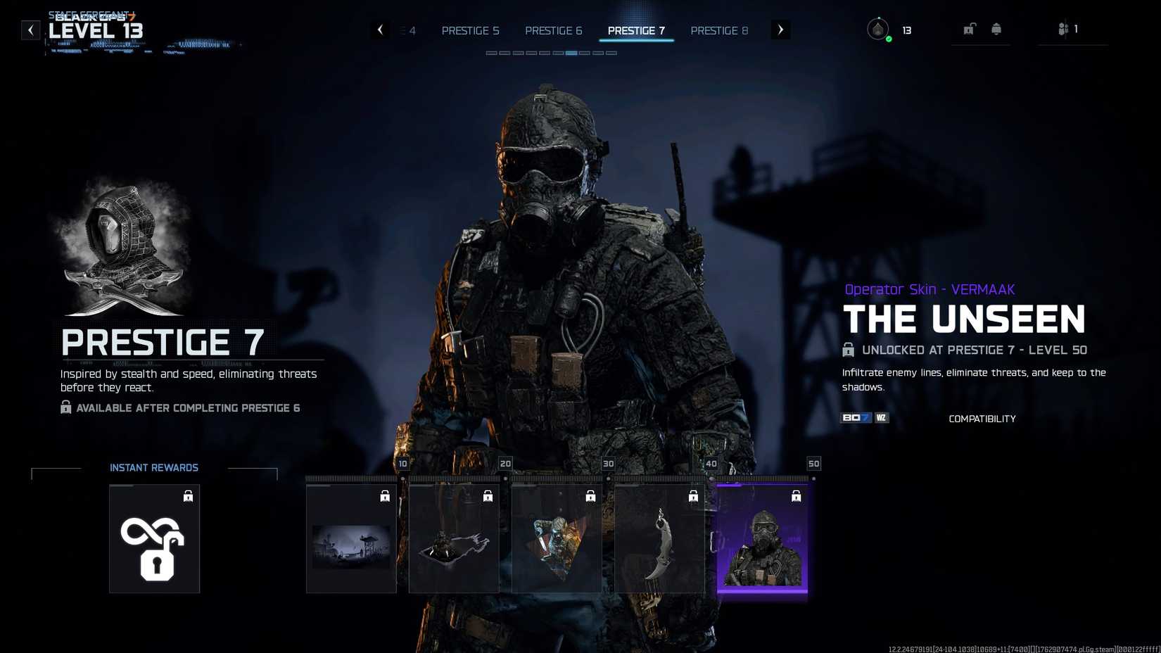 Cod Dearh Machine All Black Ops 7 Prestige Rewards
