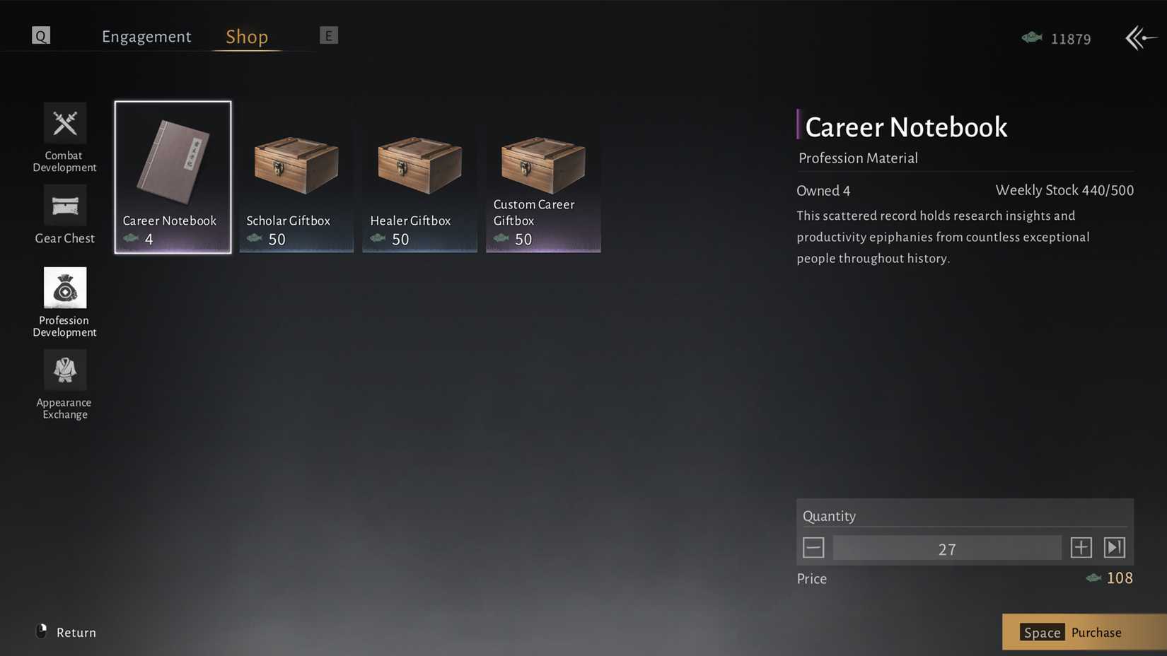purchase materials to increase attributes in wwm where winds meet