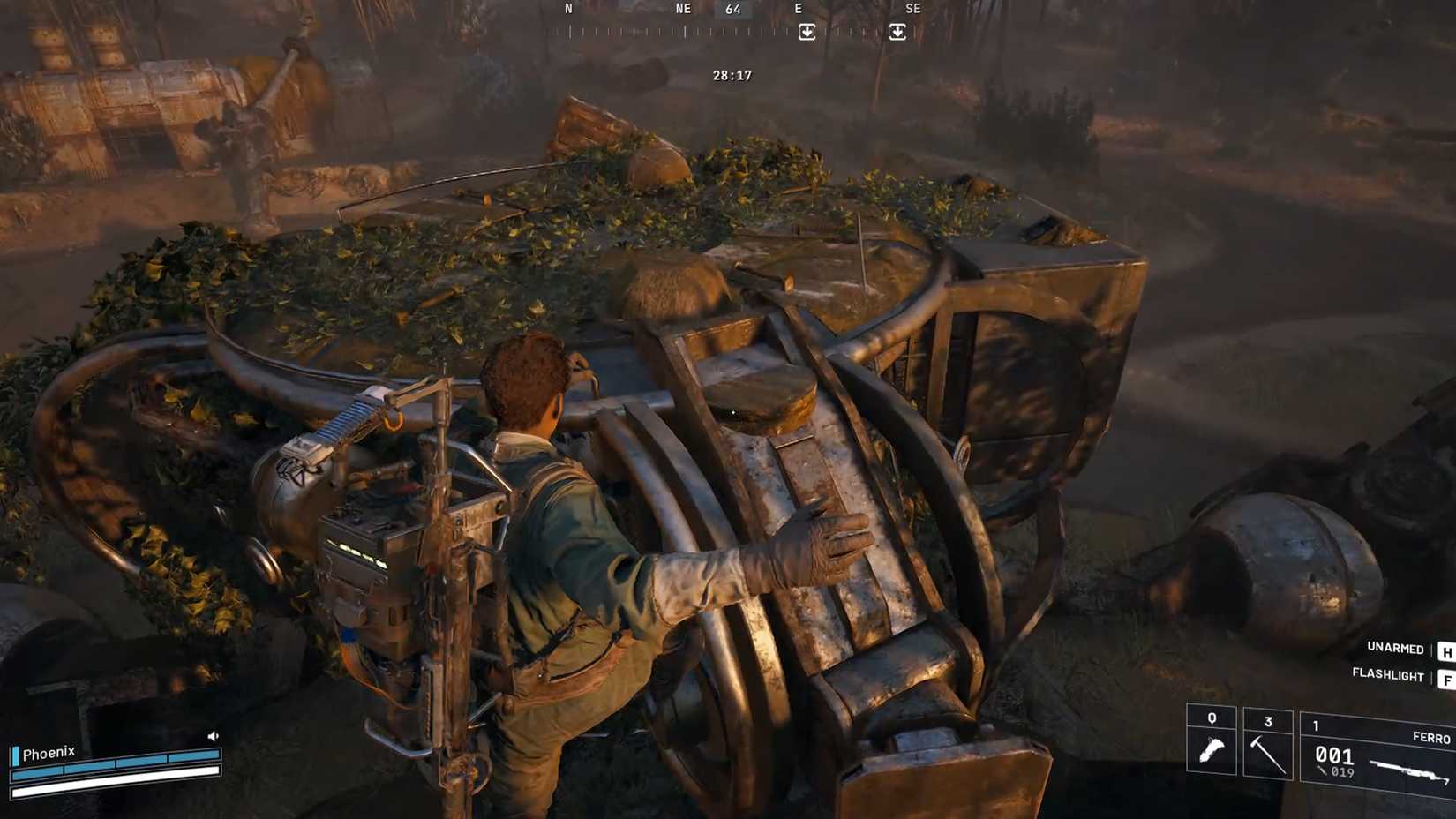 Guarde sua arma para se mover mais rápido em ARC Raiders. Dropraro-ARC-Raiders-Guia-Completo-Saque-Extracao-Rapida-2025