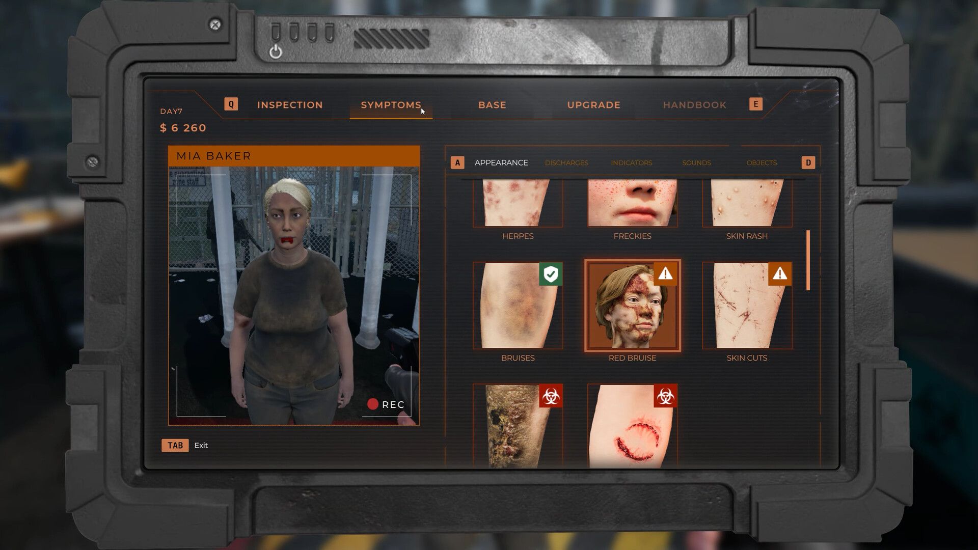 Quarantine Zone The Last Check symptoms