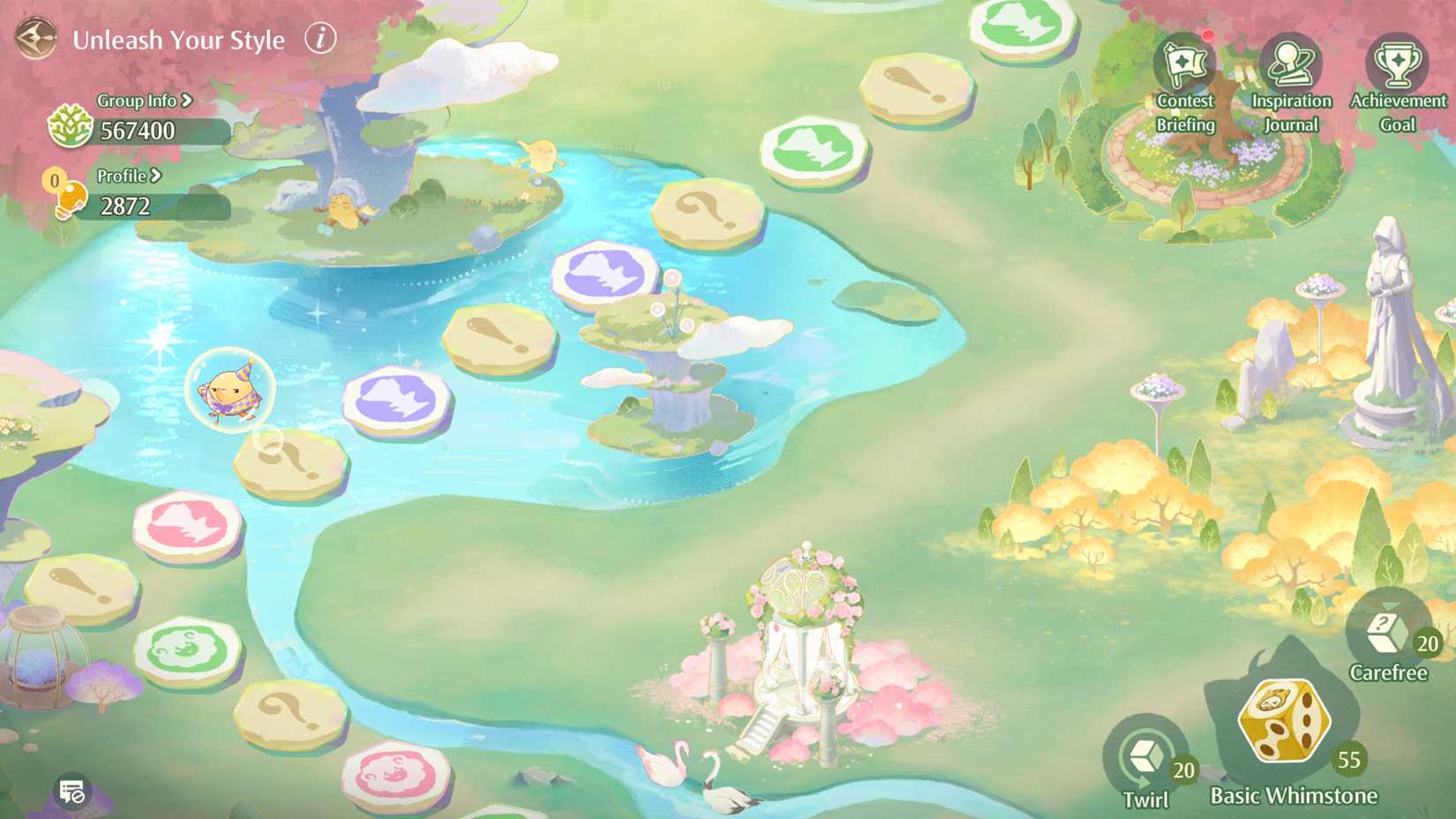 Quirky Drifter Gifty location in infinity nikki