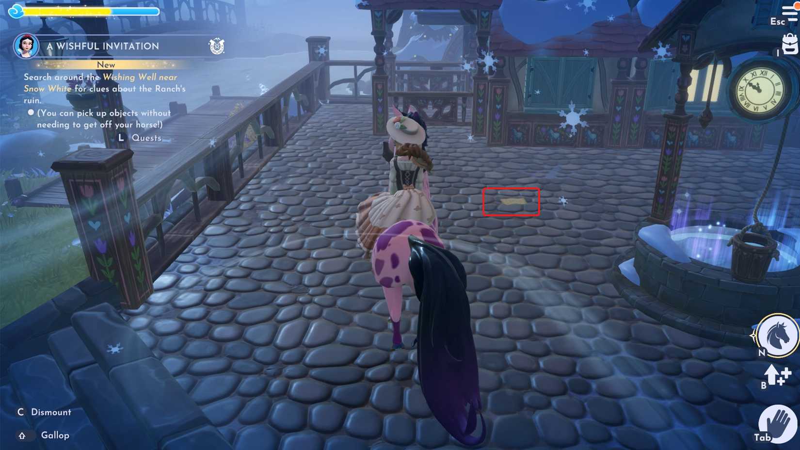 ranch ruin clue 1 location in ddv disney dreamlight valley