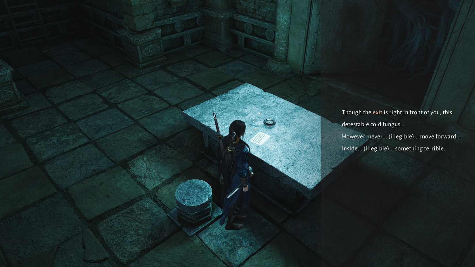 read the prison note in wwm where the winds meet