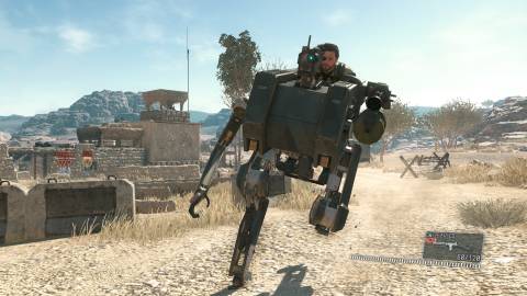 Riding a mech in Metal Gear Solid 5 The Phantom Pain