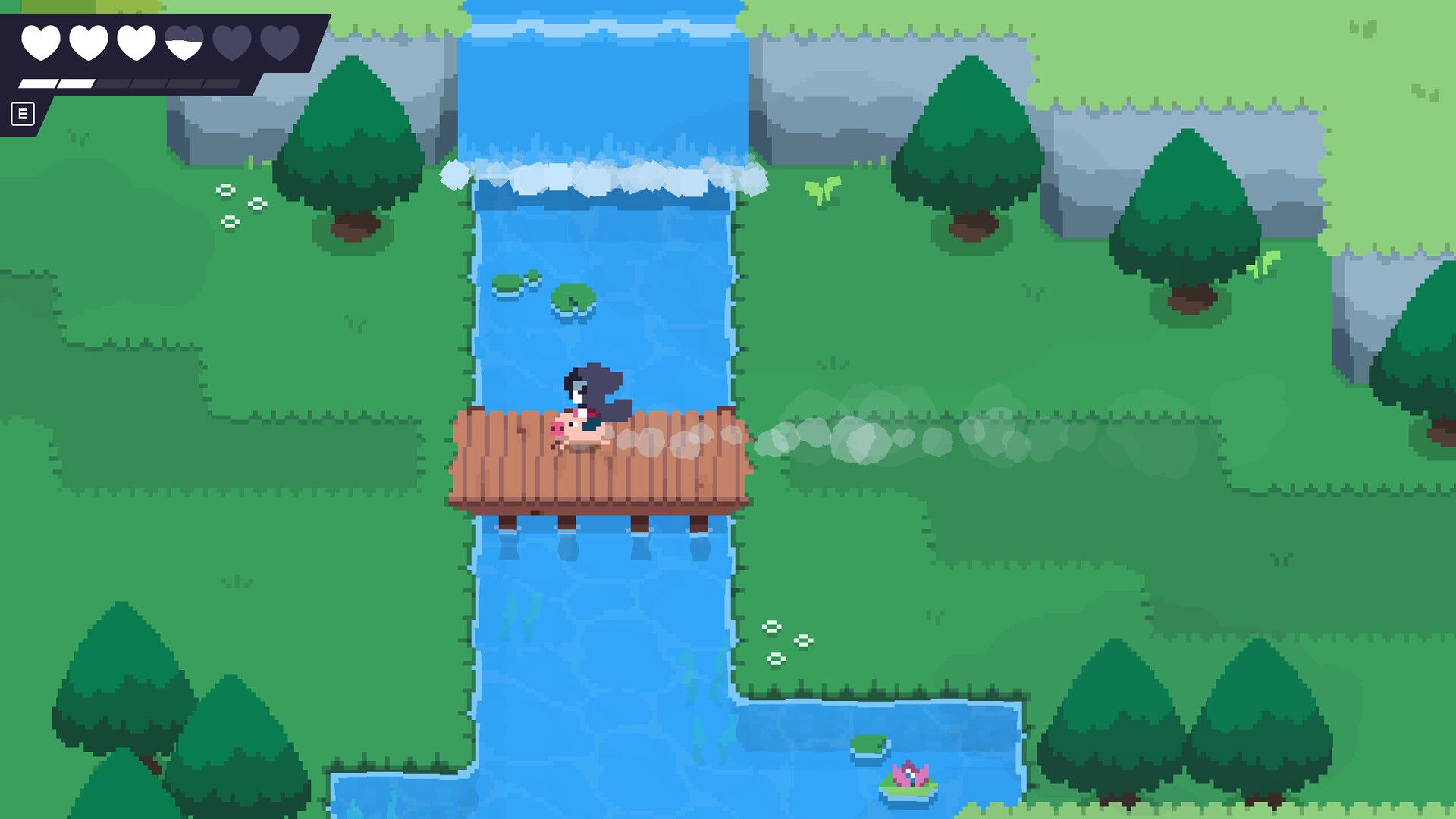 Riding a pig in Spindle