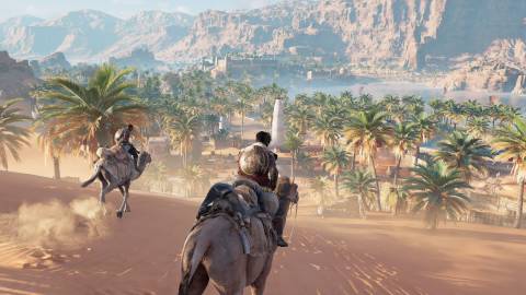Riding camels in Assassin's Creed Origins