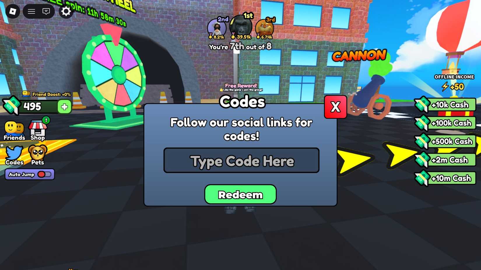 Run and Jump Roblox Codes