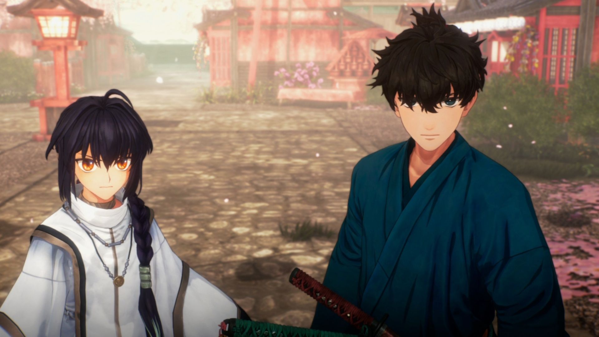 Saber and Iori in Fate Samurai Remnant