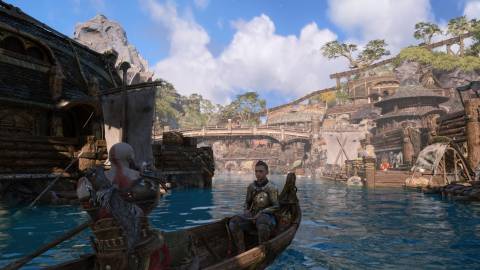 Sailing in God of War Ragnarok