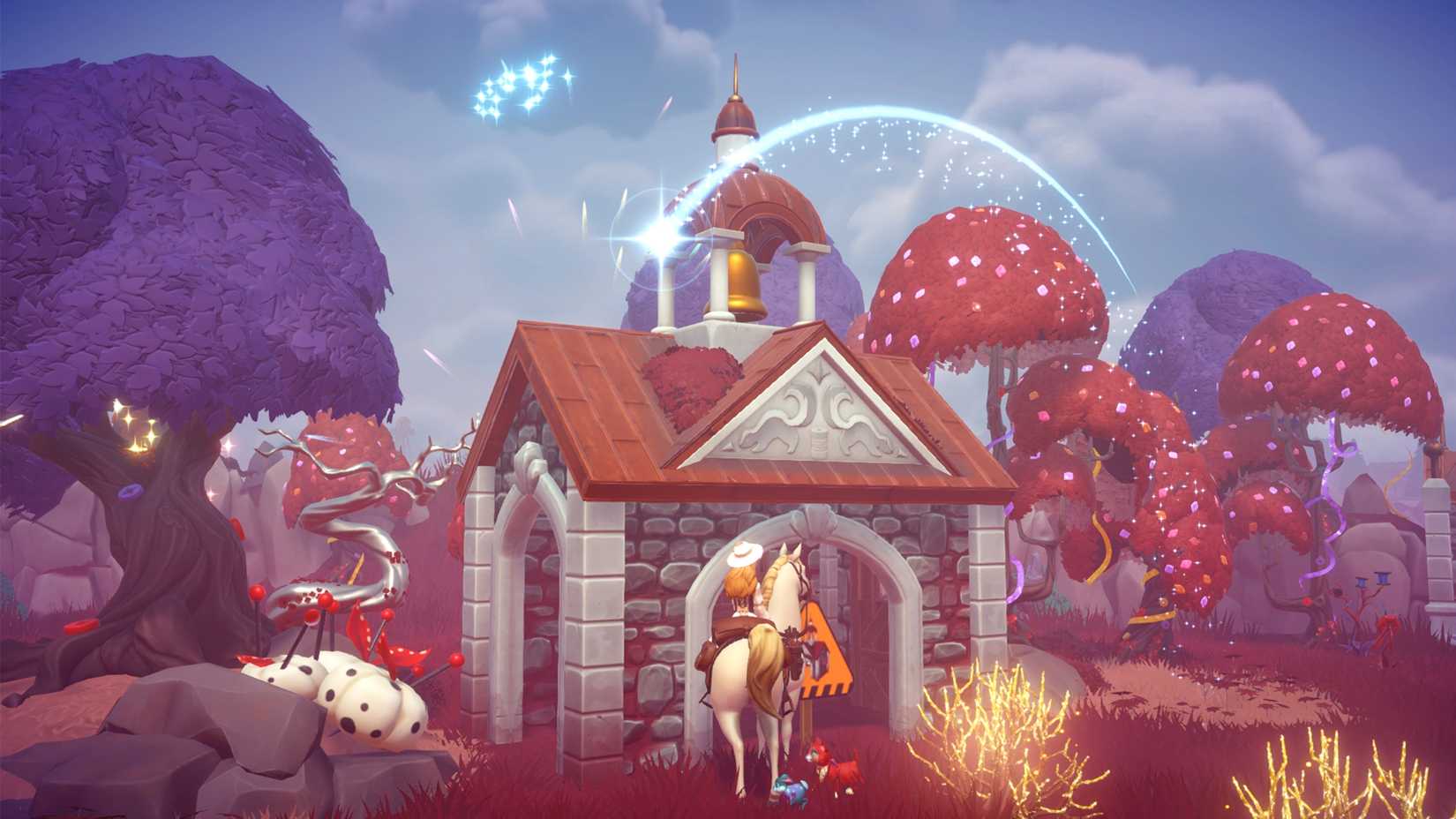 scarlet bell tower in ddv disney dreamlight valley