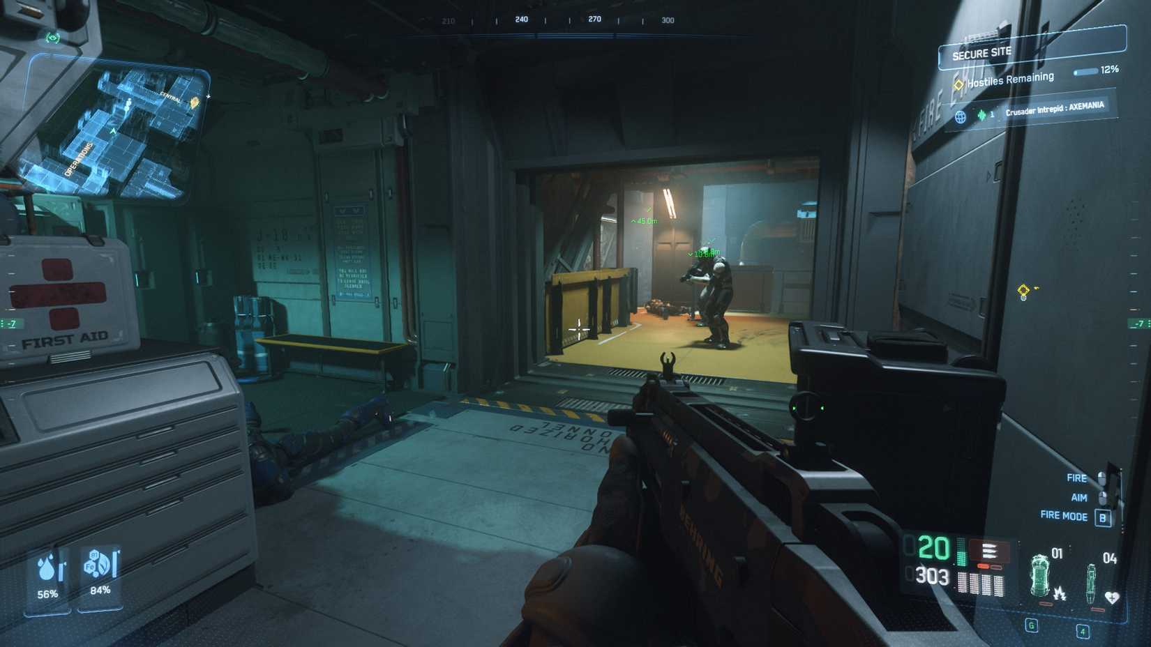 Star Citizen Defend Site mission area