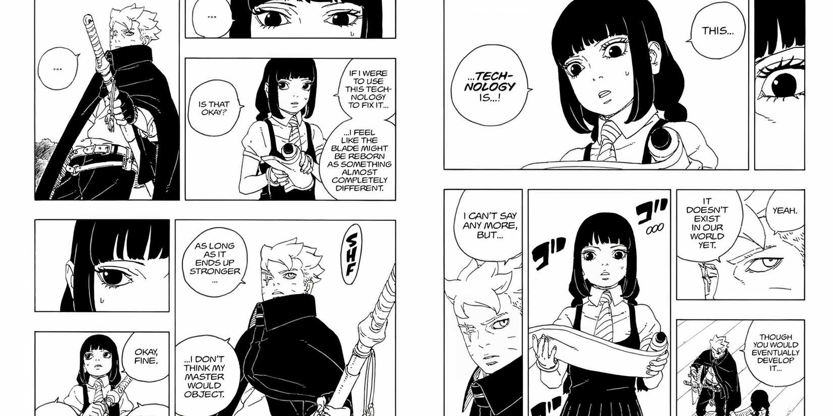 boruto new sword power up boruto tbv chương 28 bản quét thô