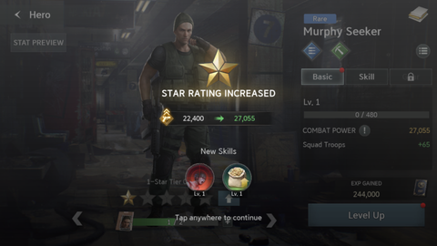 Prioritize Leveling Up Higher Tier Characters in RE Survival Unit