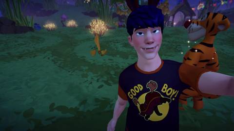 selfie with tigger ddv