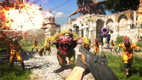 Serious Sam 4 gameplay