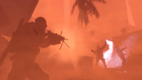 Shooting enemies in Spec Ops The Line