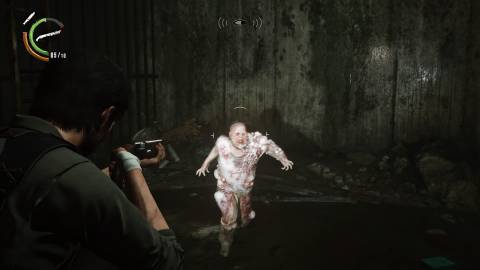 Shooting enemies with a shotgun in The Evil Within 2