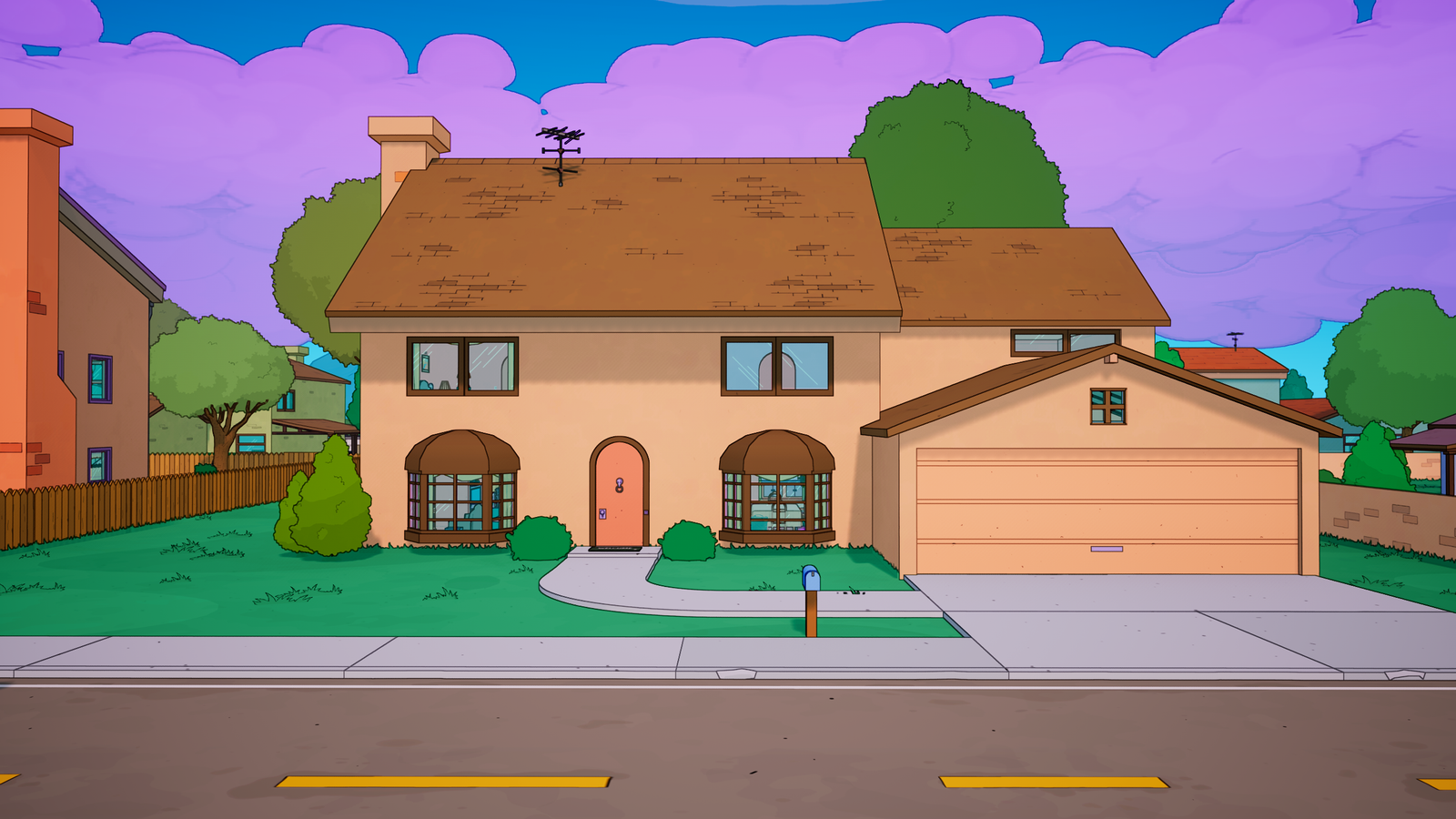 simpsons house in fortnite