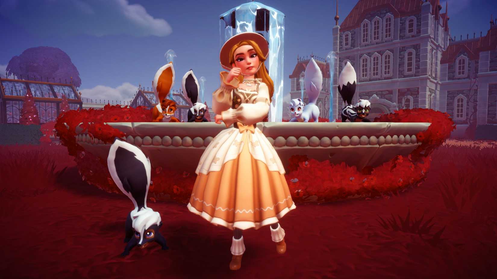 skunks overtaking cruella fortress in ddv disney dreamlight valley