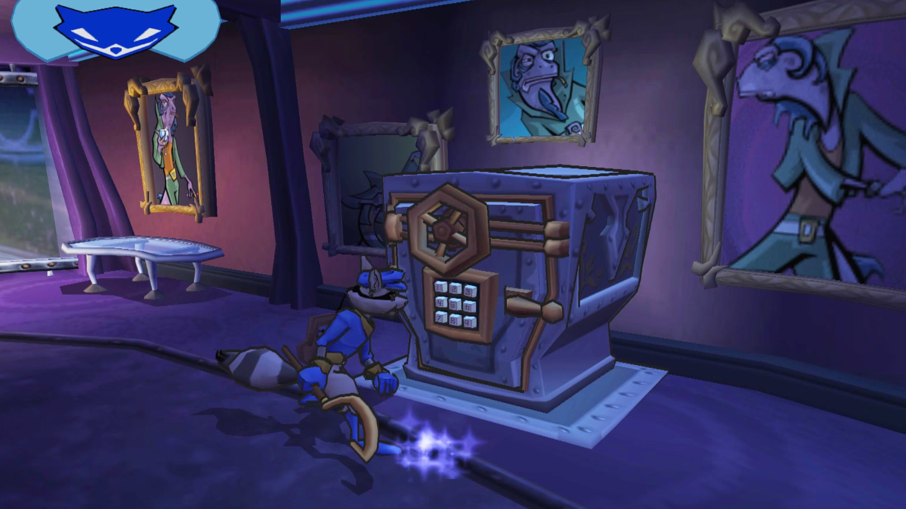 Sly 2 - unlocking a safe