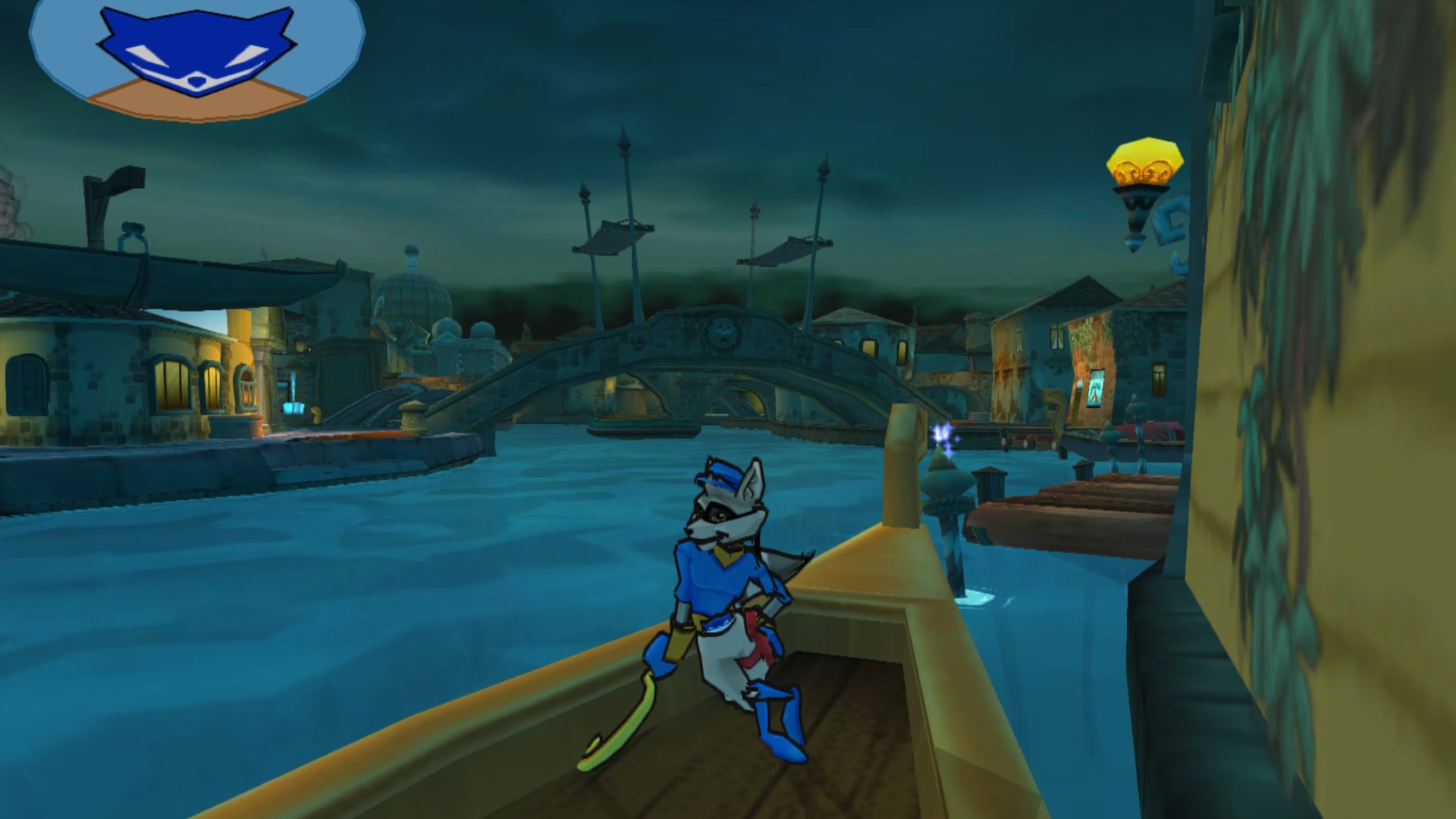 Sly 3 - Sly on a boat