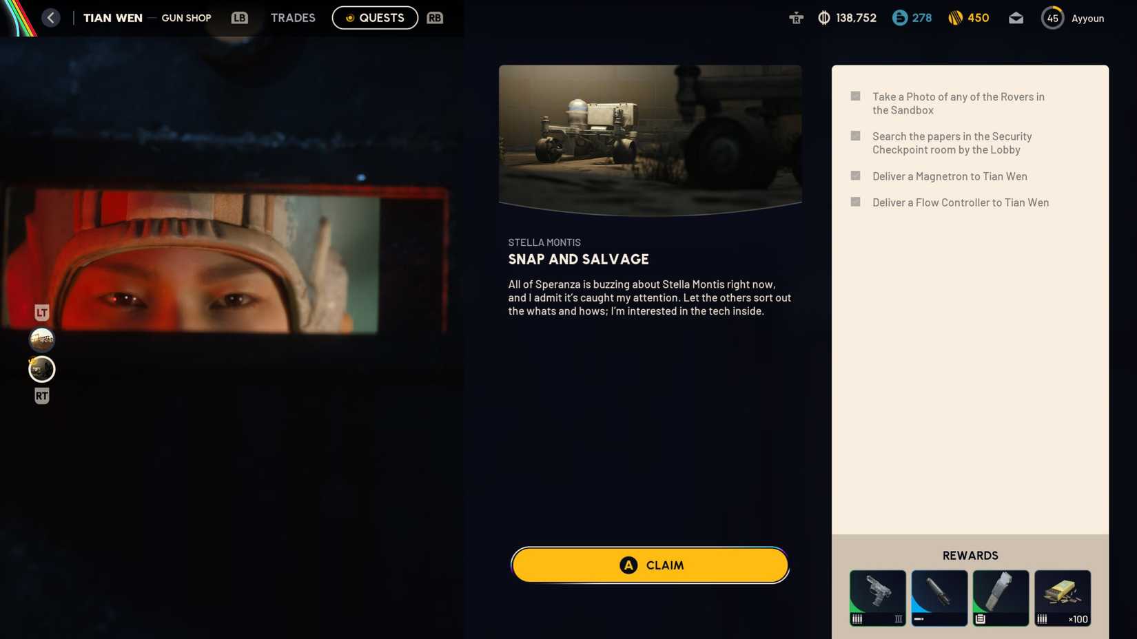 Missão Snap and Salvage concluída para os Saqueadores ARC