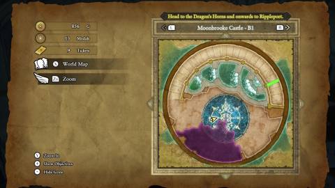 Snooze Stick map location in Dragon Quest 2 Remake