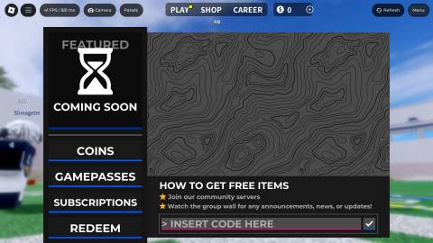 College Football - the codes tab