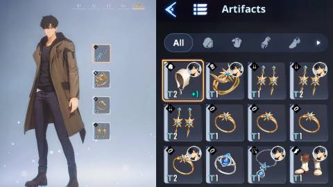 solo leveling arise overdrive best sung jinwoo artifacts