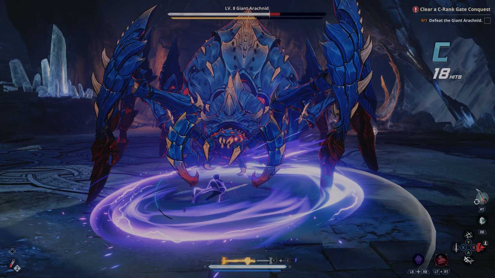 Interface de equipe em Solo Leveling: ARISE OVERDRIVE.